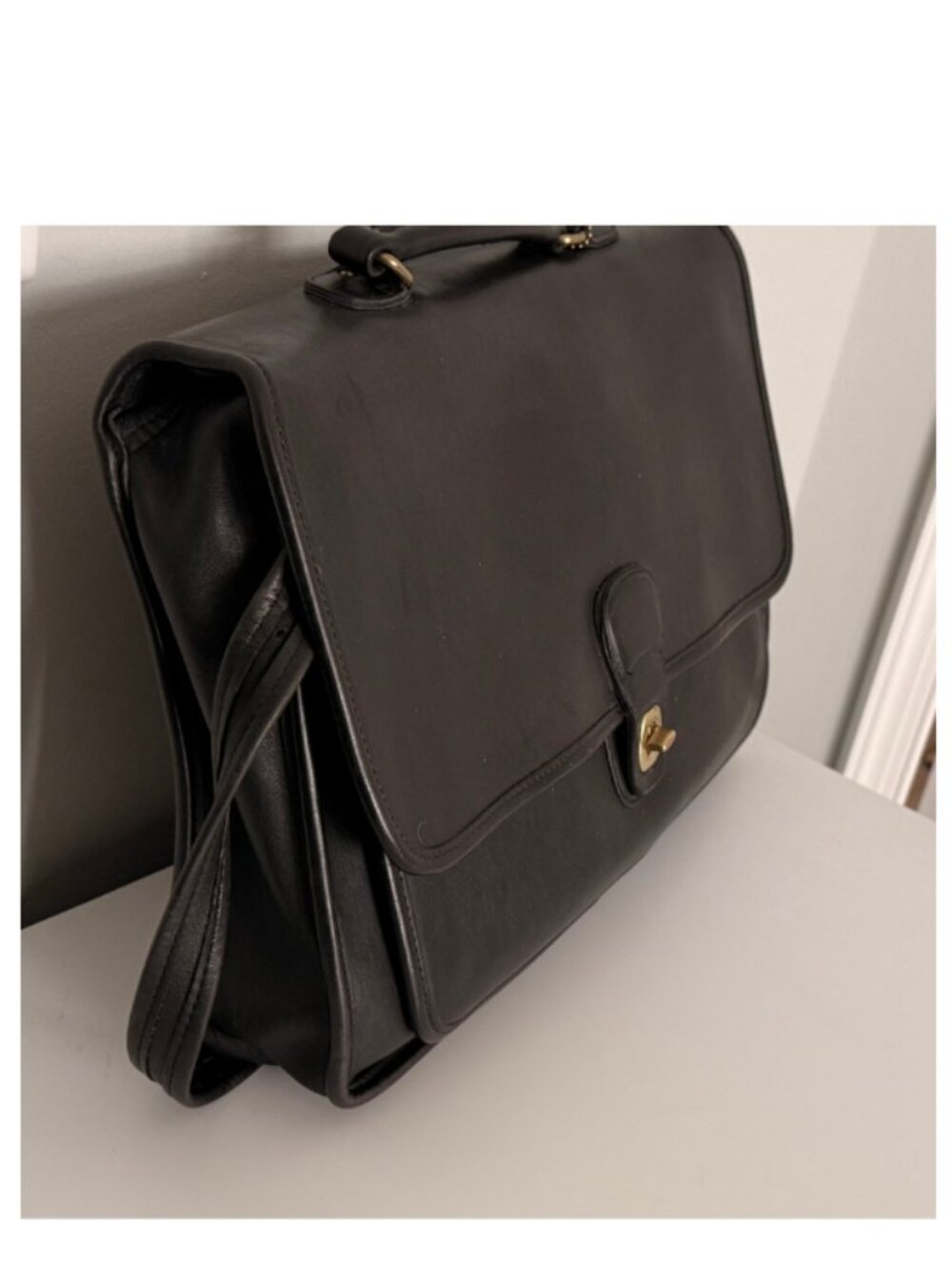 Coach Metropolitan Briefcase from Devil Wears Prada 2 , Authentic 1990s - Picture 7 of 14